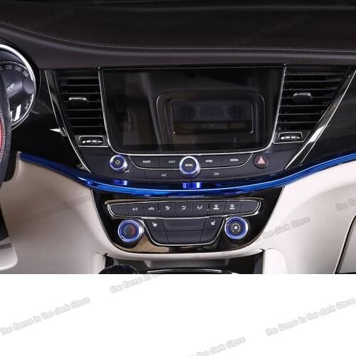 Lsrtw2017 for Opel Astra K Car Central Control Dashboard Trims Decorative Interior Accessories Mouldings 2017 2018 2019 2020