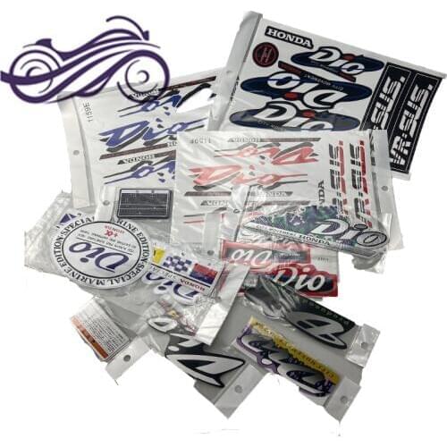 Motorcycle scooter decals Moto fairing body stickers colorful reflective sticker Dio DIO full range logo sticker