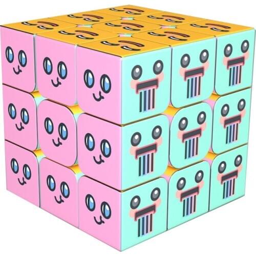 New custom personalized diy 3x3x3 Magic Cubing Speed 3x3 uv print PhotoCube customized collect cubo magico educational toys gift