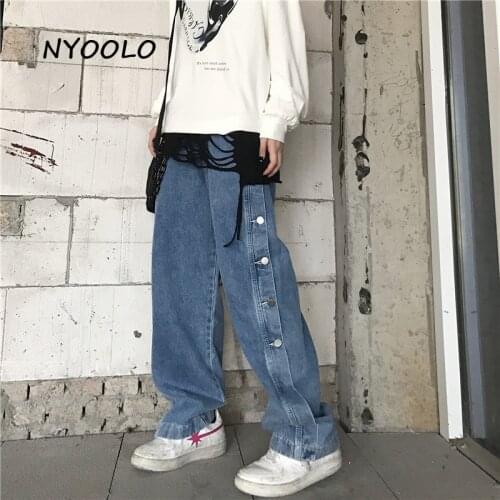 NYOOLO Women's Loose Jeans