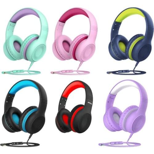 Headphone with Microphone for School Over Ear/on Ear Wired Headphones for Kids Boys Girls with Volume Limited 85Db/94Db