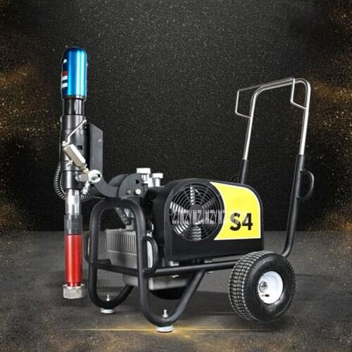 S4 High Pressure Airless Putty Spraying Machine Gasoline / Electric Spraying Machine Latex Paint Paint Spraying Machine 10L/Min