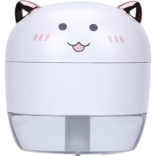 Lovely Air Humidifier Aroma Essential Oil Diffuser USB Fogger Mist Maker LED Light Lamp Home Car K0AB