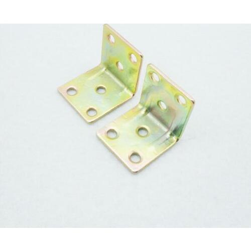 Furniture Fitting Kitchen Cabinet Corner Brackets Furniture Grade Iron Connector Fitting 50Pcs/Pack
