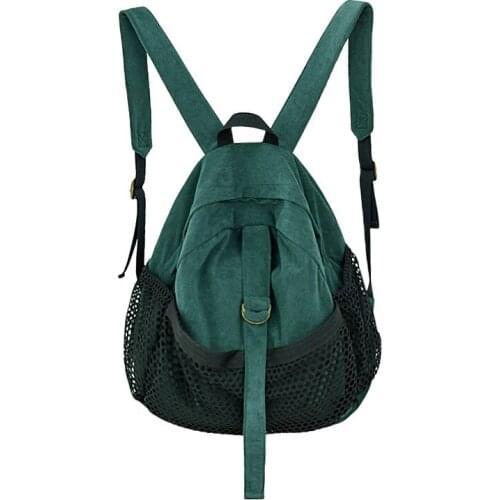 Womens Casual Travel Blackish Green Mesh Bag Backpack Womens Fashion Backpack
