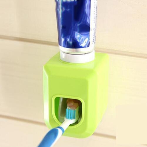 1Pcs New Hands Free Automatic Squeezer Toothpaste Dispenser Squeeze Out Wall Mount Bathroom Accessories 4 Colors