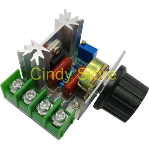 1PC 220V 2000W Speed Controller SCR Voltage Regulator Dimming Dimmers Thermostat