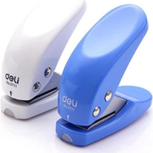 1pc Mini Single Hole Punching Machine Manual Round Hole Stationery Office Stapler Information File Manual Binding Tool