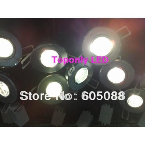 1w USA Bridgelux led recessed under-cabinet downlight,AC85-265v,life>50,000hr,20pcs/lot wholesale,Fedex/DHL/EMS free shipping