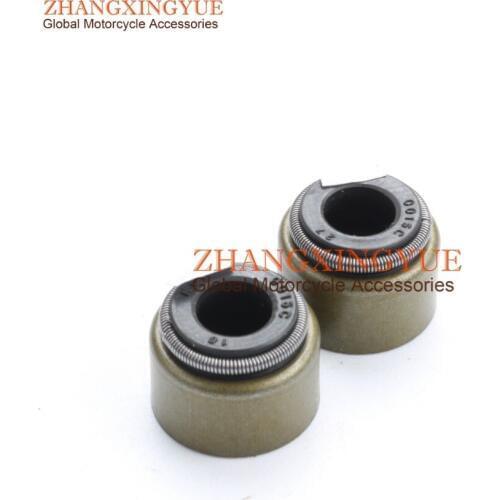 2pc valve oil seal for APRILIA Leonardo 250 99-04 Leonardo St 250 01 Pegaso (Fun)-Factory-Trail 660 05-09 AP8122606 5H0121190000