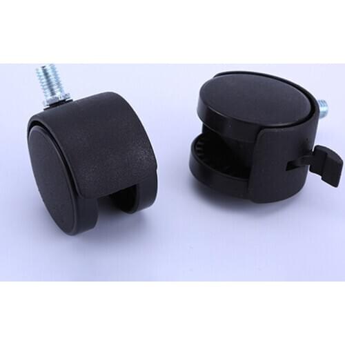 4pcs/set 1.5/2in 8/10mm Nylon Casters Silent Universal Wheel Office Chair Wheels E5BE