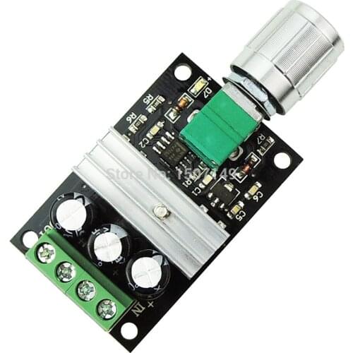 6V 12V 24V 28V 3A 80W DC Motor Speed Control PWM Adjustable Variable Speed Switch DC Motor Driver