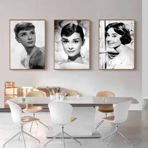 New 5D DIY diamond painting Black and White Photo Art Audrey Hepburn handmade hobby gift embroidery mosaic wall art decoration