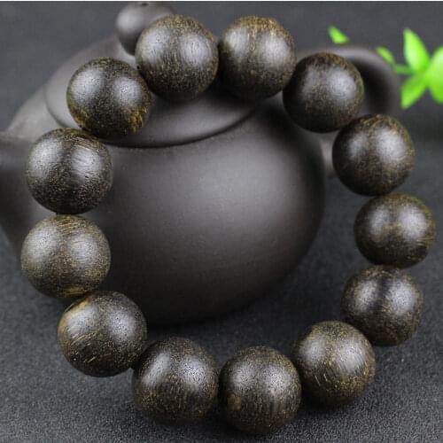 Natural Raw Material Bracelets Old High Oil Density 1.8 Mens Wenwan Prayer Beads