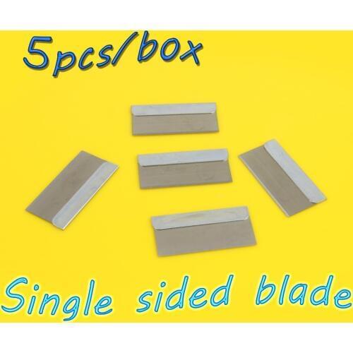 Brand new 5pcs/box remove adhesive singe side Blade Shovel blade Phone screen Separator remove glue blade High temperature blade