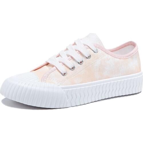 Net red walking shoes canvas shoes womens shoes spring new tide shoes fashion wild Korean ulzzang sneakers gradient student ins