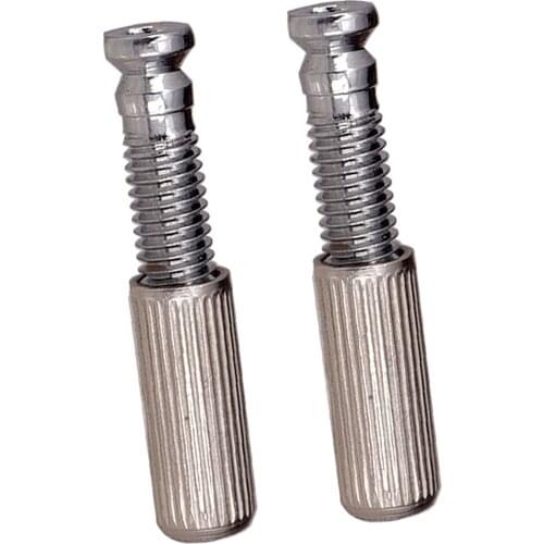 Pack Of 2 Iron Electric Guitar Tremolo Bridge Tailpiece Studs Locking Posts Musical Instrument Parts