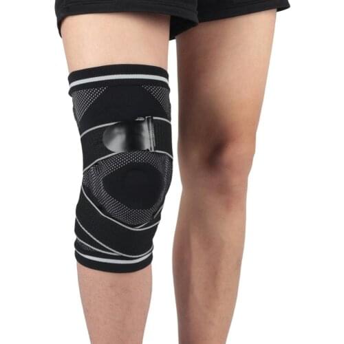 1pc Bike Knee Pad Sleeve Thermal Compression Leg Support Bandage Protector Weight Lifting Basketball Running Bicycle Jogging
