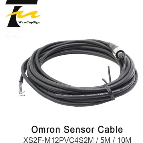 Omron XS2F series plug-in connection cable XS2F-M12PVC4S2M 5M 10M