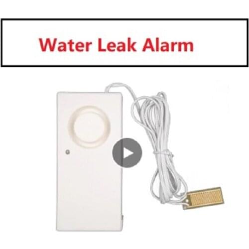 Water Leak Alarm Flood Made Of Durable ABS Plastics Requires A 9-volt Alkaline Battery No Buttons No Programming Use By Water
