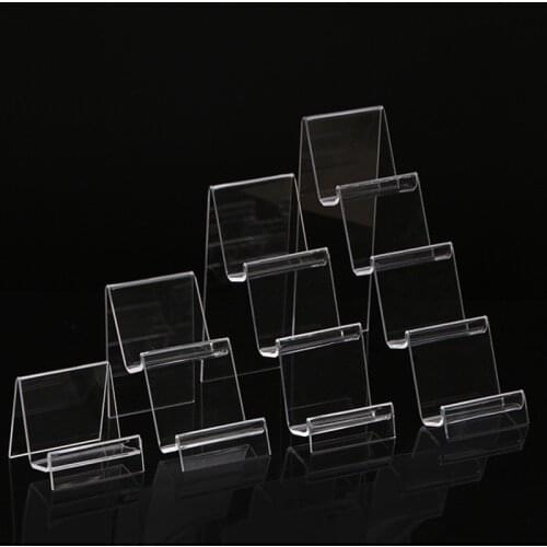 Wholesale 5pcs Acrylic Display Shelf Jewelry Display Shelf Mobile Wallet Glasses Rack Multilayer Reveal Frame 7cm 1~4 layers