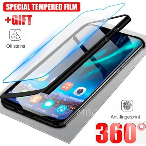 360 Full Cover Shockproof Case for Samsung J2 Core A310 A520 A7 2017 A8S A9S 2018 Bumper Glass Case for Galaxy A6 A8 Plus Shell