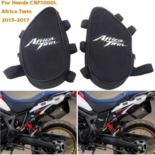 Motorcycle Frame Crash Bar Waterproof Bag Repair middle Frame Tool Bags For Honda CRF1000L Africa Twin 2015 2016 2017 CRF 1000L