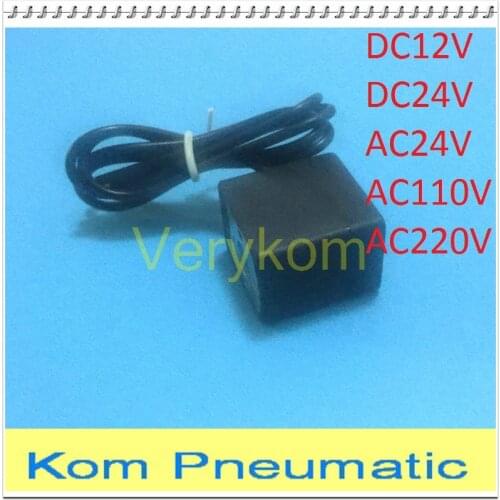 Solenoid valve coil for 4V110 4V110-06 DC 12V 24V AC 110V 220V , Free Shipping