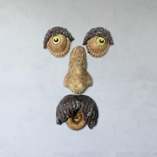 Luminous Old Man Tree Hugger Bark Ghost Face Tree Face Decor Resin Old Man Luminous Tree Face Ornament Garden Decoration Garden