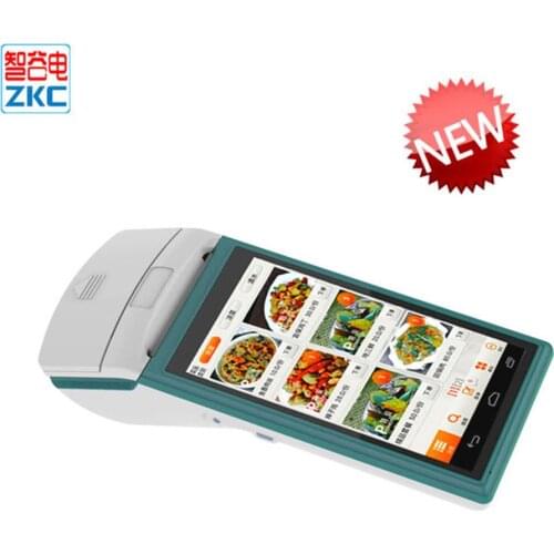 Promotion selling 5.5" android 5.1 nfc reader barcode scanner 58mm thermal printer pos terminal