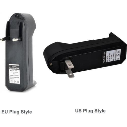 10PCS Travel Wall AC Universal Battery Charger For 3.7V 18650 18350 14500 16340 17335 17500 17670 Li-ion Rechargeable Battery