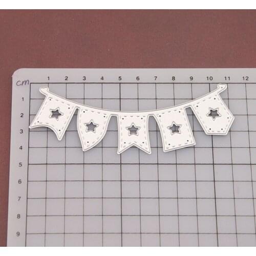 Reunion Banner Metal Cutting Dies Scrapbooking Craft Mold Cut Die Stencil Handmade Paper Card Make Template