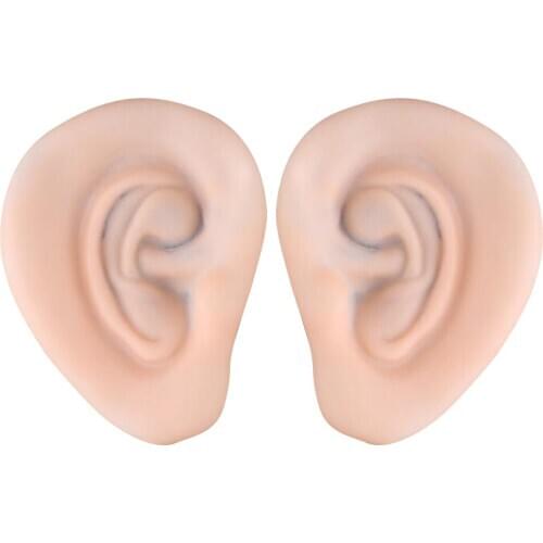 1 Pair Party Elven Elf Ears For Hobbit Series Cosplay Halloween Masquerade Carnivals Christmas Decoration High Simulation Ear