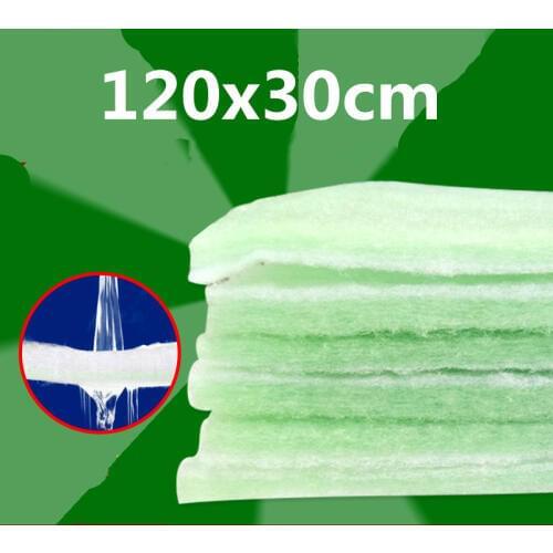 1pcs Double Layer Fish Tank Filter Sponge Water Biochemical Filter Cotton Aquarium Interanl External Filter Media 120x30cm