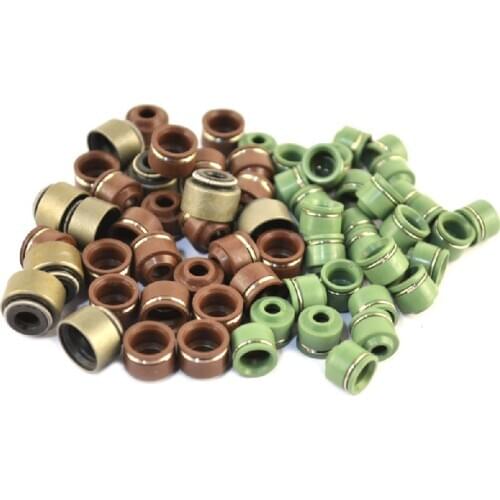 16PCS Motorcycle 100% Brand Valve Stem Oil Seal For Kawasaki ZZR400 1995-2006 BJ250 ZR250 ZXR250 FZR250-1HX XJR400 ZZR XJR 400