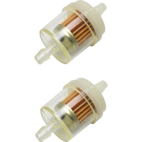 2PCS Fuel Filter Moped Scooter Dirt Bike ATV Quad Go Kart ATV MagiDeal