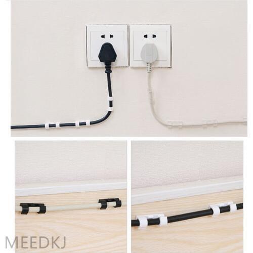 20pcs wire cable organizer fixed clip cable clip network cable storage organizer data cable fixed clip