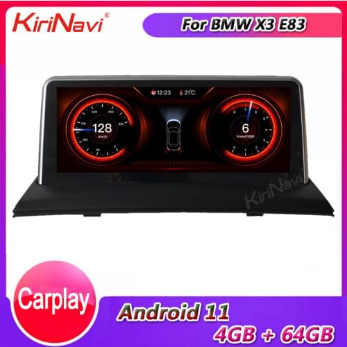 KiriNavi 10.25" Android 10 For BMW X3 E83 Car Radio Automotivo Head Unit Car Dvd Multimedia Player Auto GPS Navigation 2004-2011