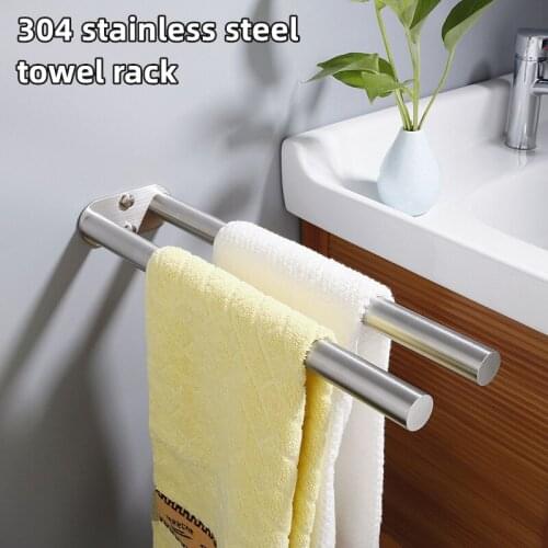 Paper Towel Rack Straight Brushed Stainless Steel Paper Towel Rack Kitchen Bathroom Towel Rack Bathroom Storage Rack