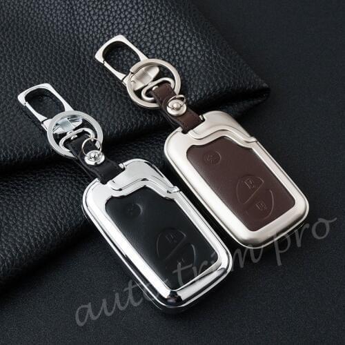 Metallic Key Case Shell Bag Fob Ring Cover Fit For Lexus GS430 IS250 IS350 GS350 ES350 LX570 RX350
