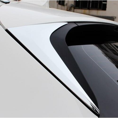 For Mazda CX-5 CX5 2017-2020 Rear Tail Triangle Window Trim Cover ABS Chrome Car Exterior Modification Accessories