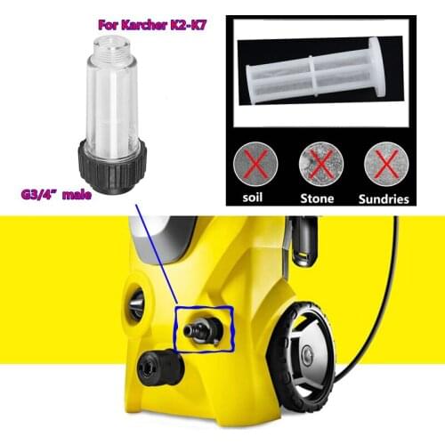 Sale Minlet Water Filter G 3/4" Fitting Big Compatible for Karcher K2 K3 K4 K5 K6 K7 Series Pressure Washers