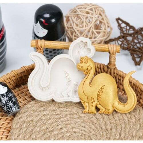 Cartoon Dinosaur Silicone Molds For Baking Animal Chocolate Biscuit Cake Decoration Mould DIY Baking Moudels Kitchen Tools