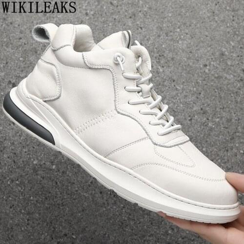 Black Men 2021 Casual Men Sneakers Leather Casual Shoes White Trainers Mens Shoes Man Running Shoes Men Zapatillas De Hombre