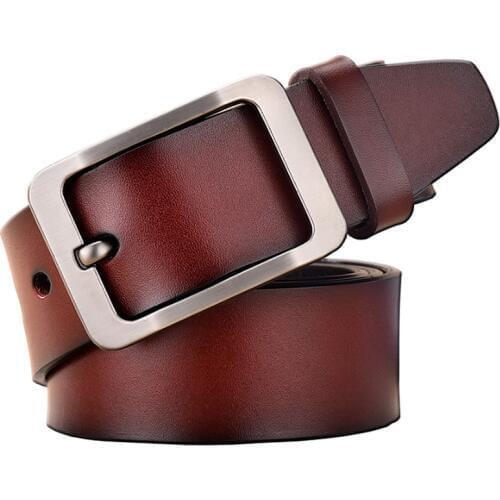 Mens Genuine Leather Belt High Quality New Designer Belts Men Luxury Strap Male Waistband Fashion Vintage Buckle Belt for Jeans
