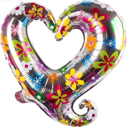 New childrens toys, aluminum balloons birthday party valentine heart i love you balloon wholesale
