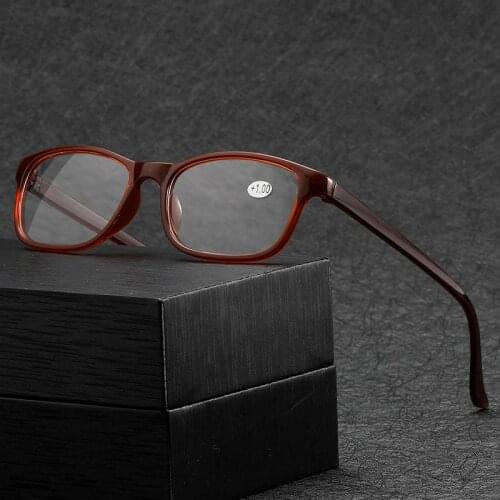 Vintage Retro Classic Square Women Men Reading Glasses Anti-Blue Light Female Hyperopia Reads Glasses Presbyopia Diopter
