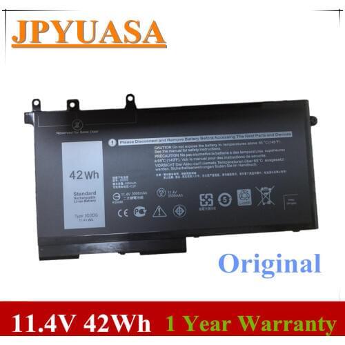 7XINbox 11.4V 42Wh Original 3DDDG 03VC9Y Laptop Battery For Dell Latitude E5280 E5480 Series Tablet