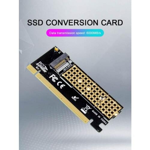 PCI-E16x M.2 hard disk Drives Key NVMe Riser NGFF Extender Riser 2230 To 2280 SSD Conversion Card Adapter NVME Expansion Card