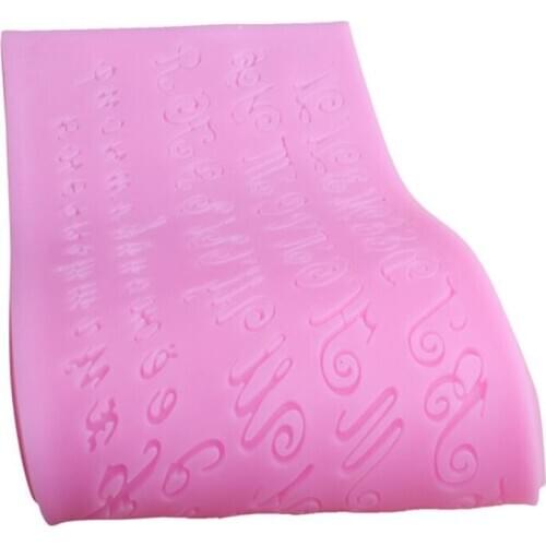 High Quality Russian Alphabet Letter Silicone Fondant Baking Mold DIY Cake Decorating Tools Clay Resin Sugar Candy Cake Mold